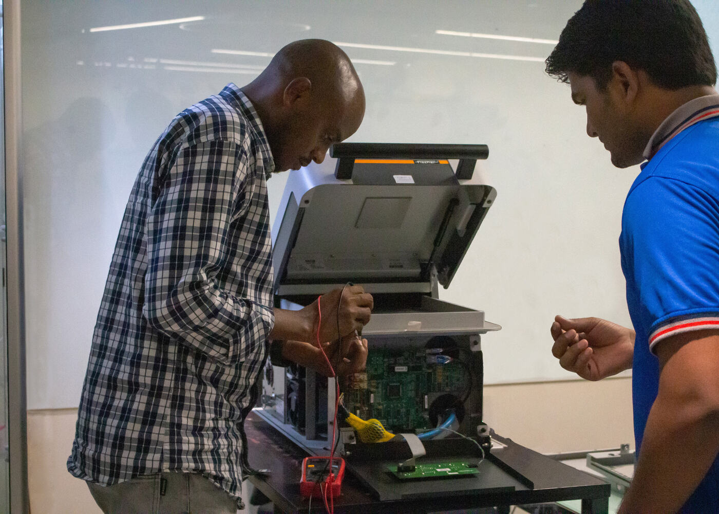 Technical instrument training session